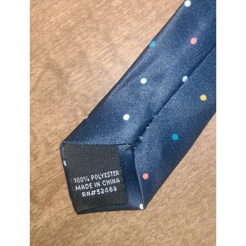 4 Mixed Pattern Youth Ties (2 Clip-on) Polyester Clean Great Shape Dockers, Etc.